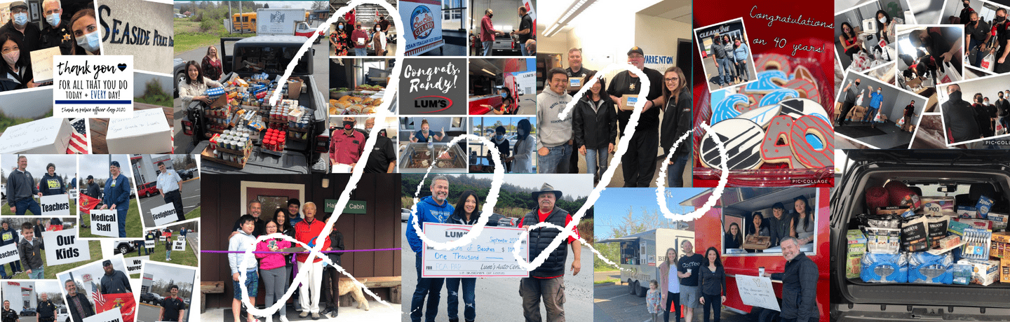 Lum's Toyota 2020 community events photo collage