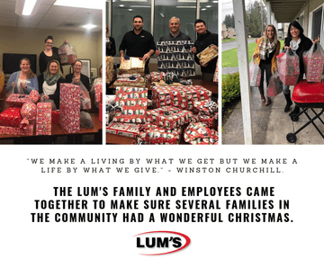 Lum's Toyota Christmas donations