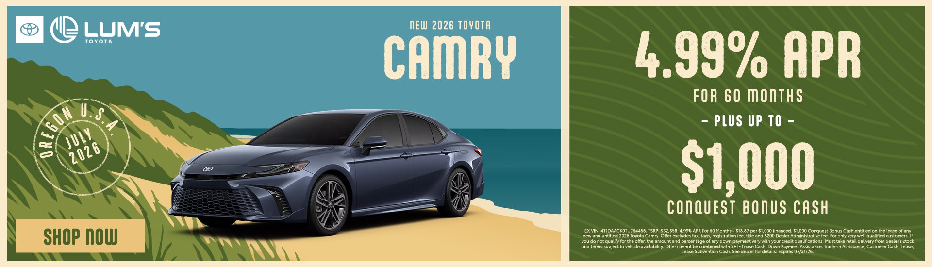 New 2026 Toyota Camry