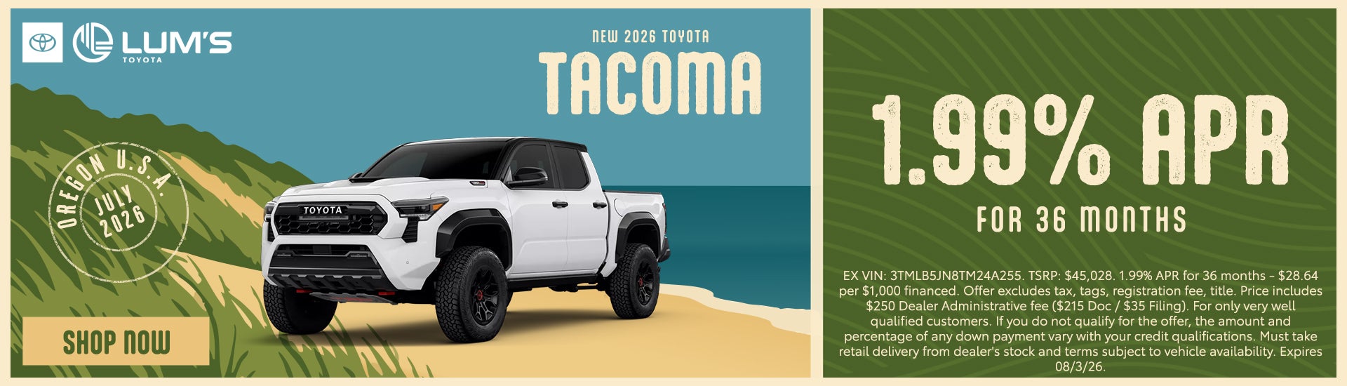 New 2026 Toyota Tacoma