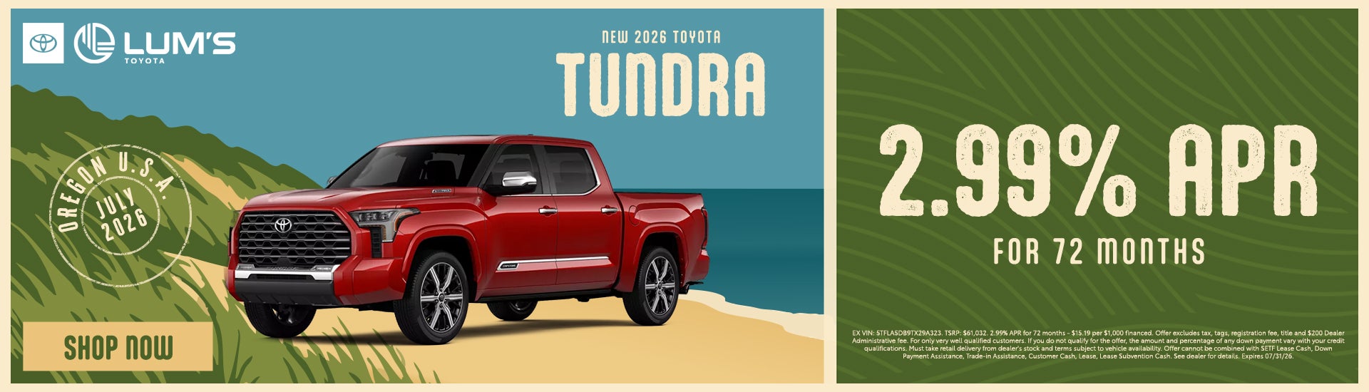 New 2026 Toyota Tundra